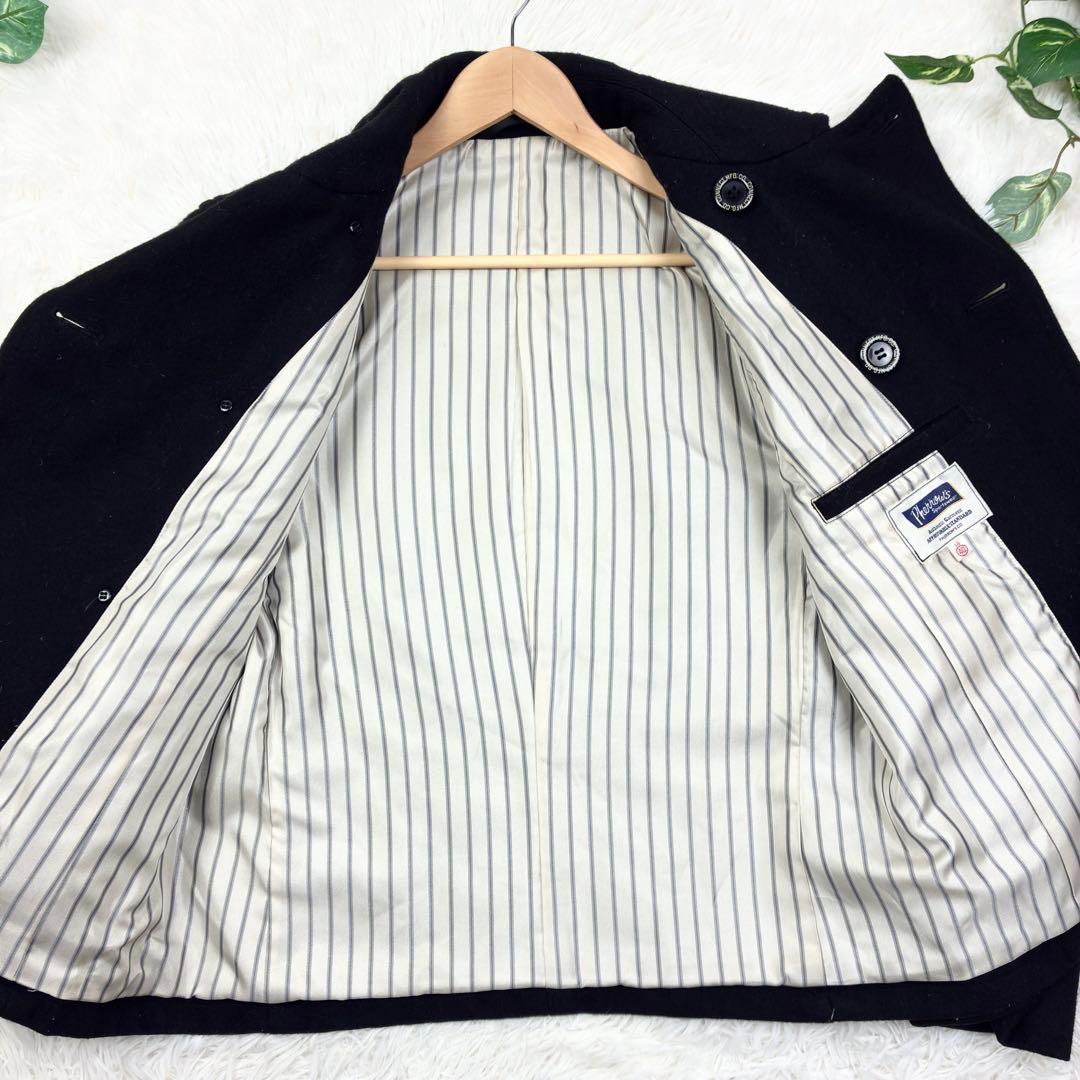 美品　フェローズ　ピーコート　ショート丈　8ボタン　L　ブラック　日本製