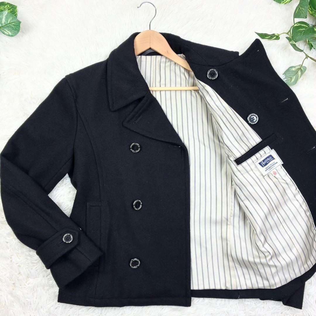 美品　フェローズ　ピーコート　ショート丈　8ボタン　L　ブラック　日本製