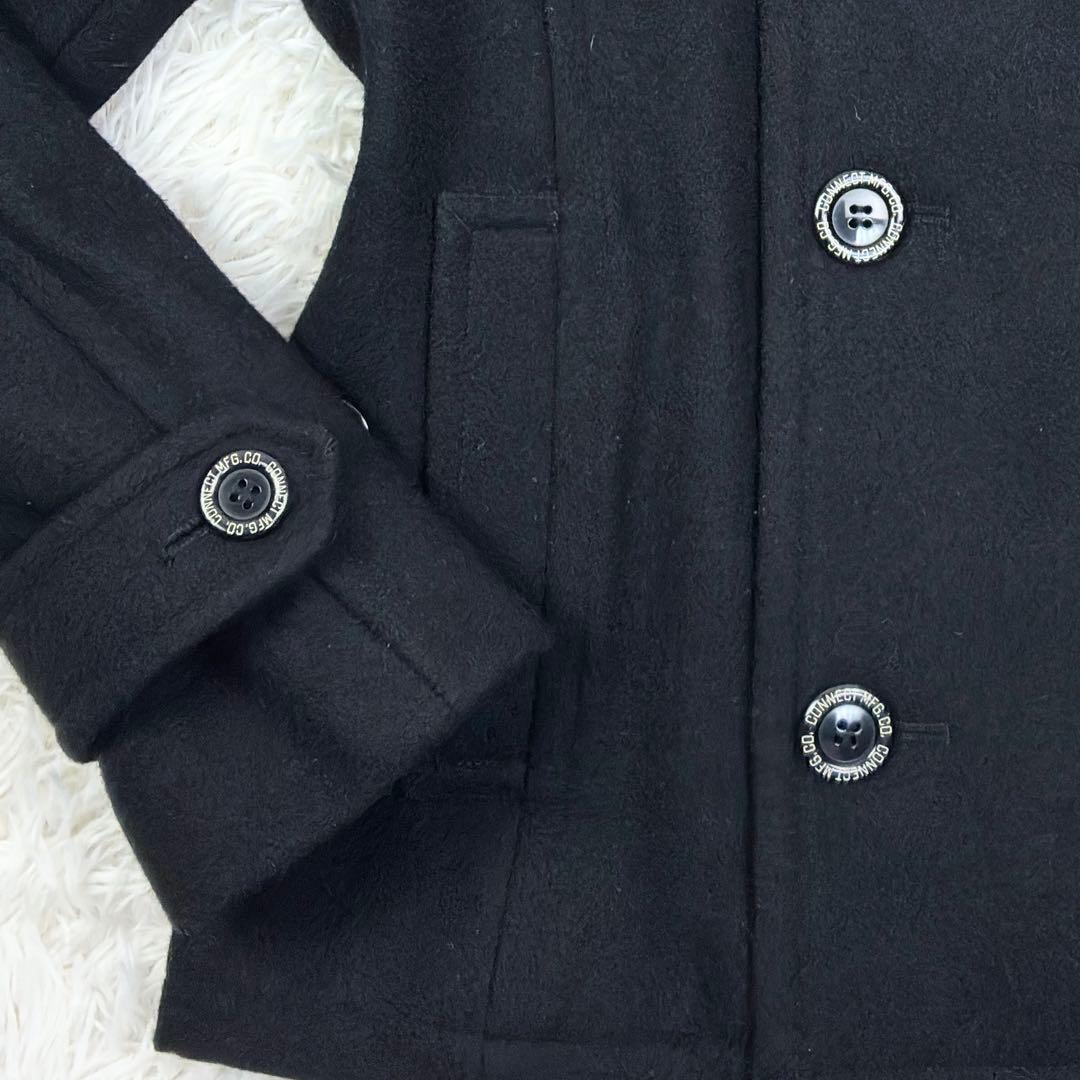 美品　フェローズ　ピーコート　ショート丈　8ボタン　L　ブラック　日本製