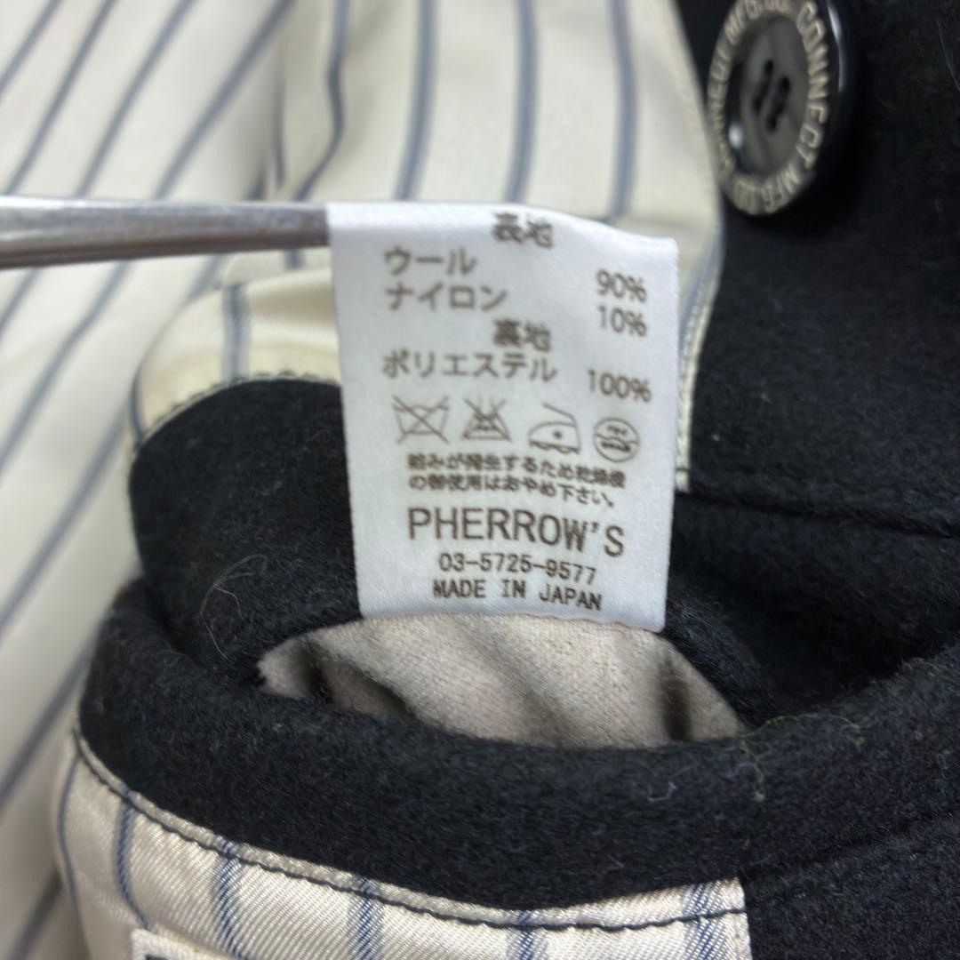 美品　フェローズ　ピーコート　ショート丈　8ボタン　L　ブラック　日本製