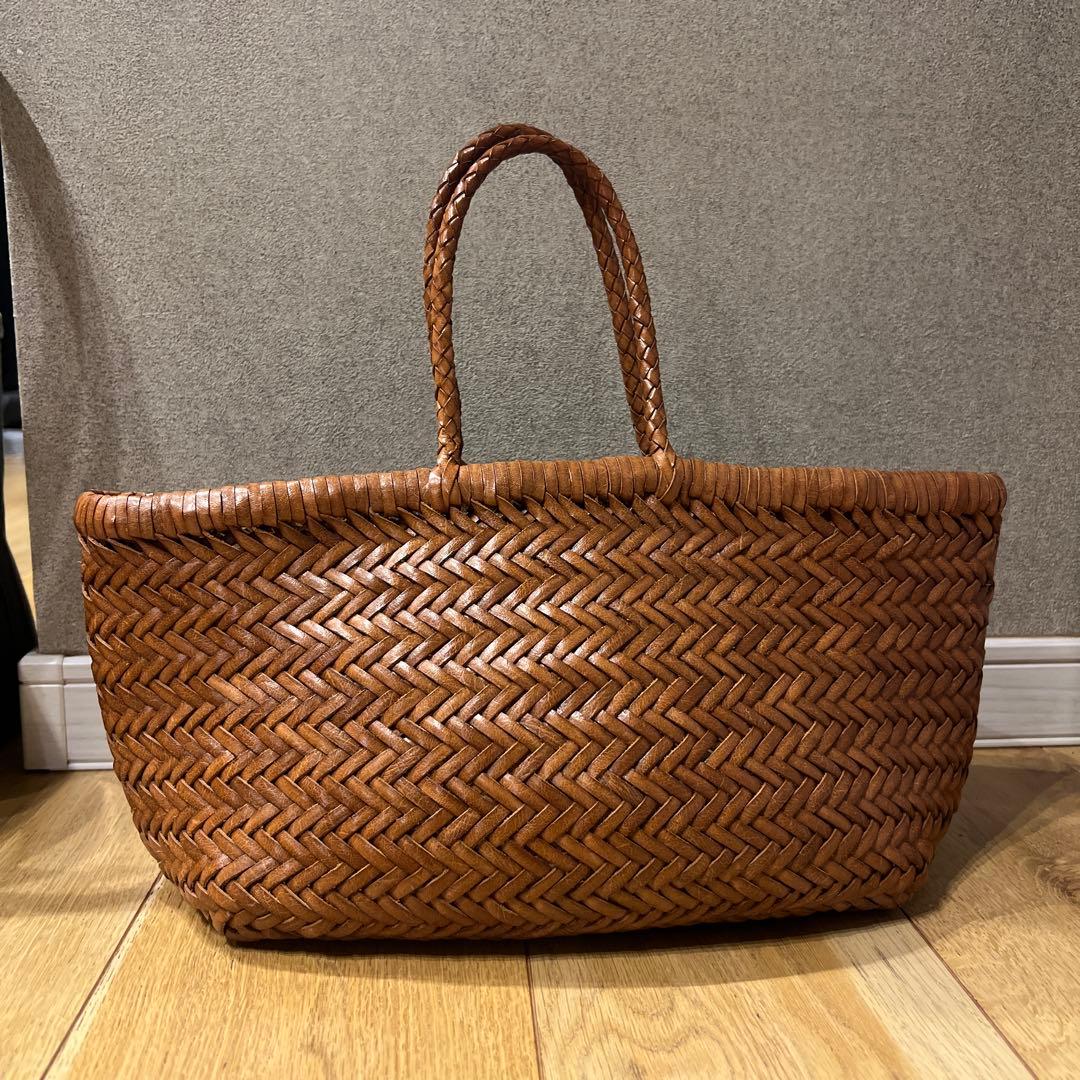 dragon ブラウン かごバッグ