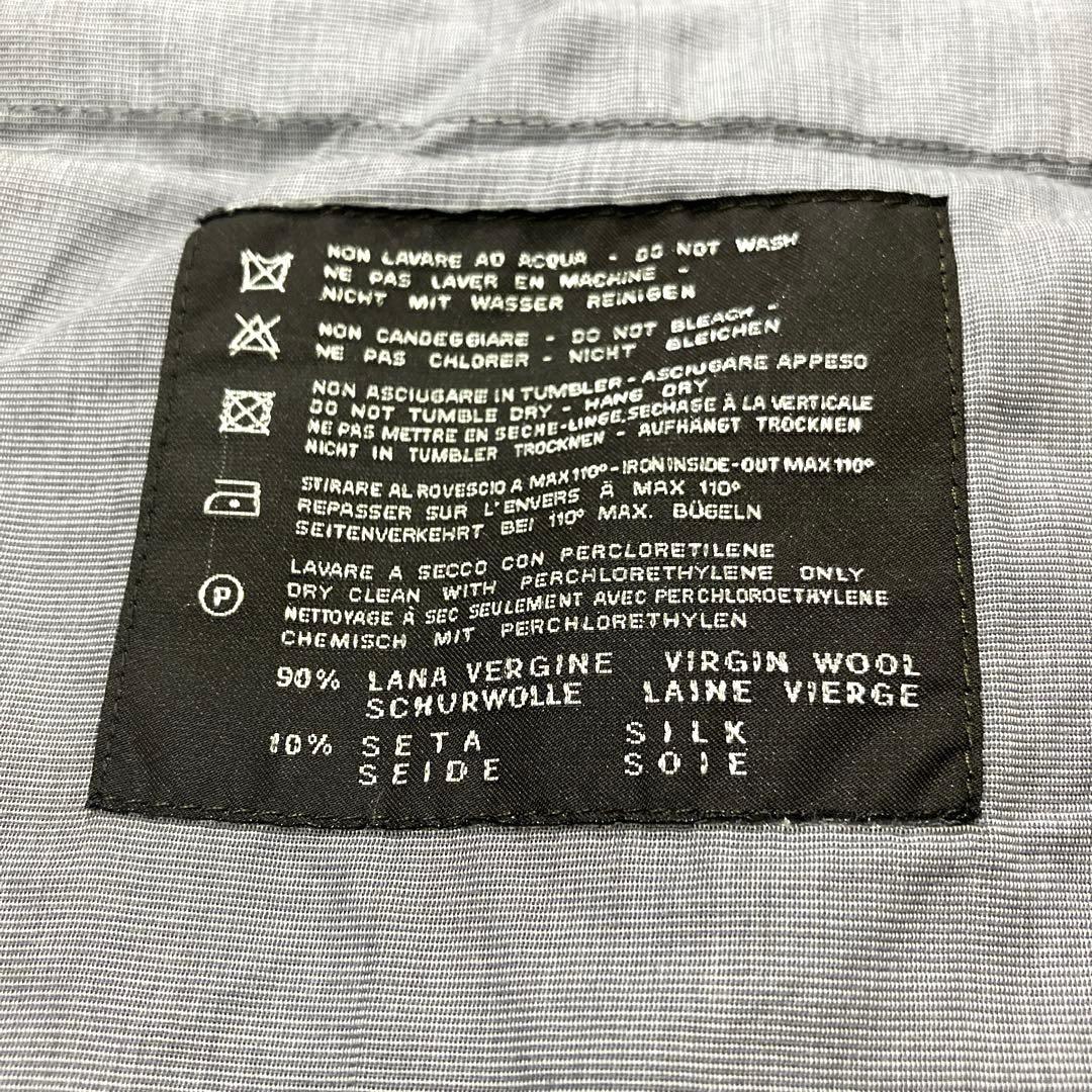 美品✨　PT01　スラックスパンツ　チェック柄　シルク混　46　ブラック