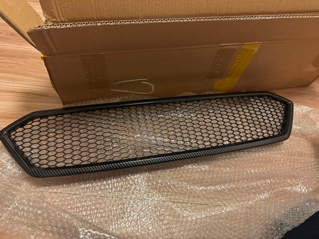 wrx vab 後期　カーボン柄グリル　スバル　sti グリル　バンパー　社外