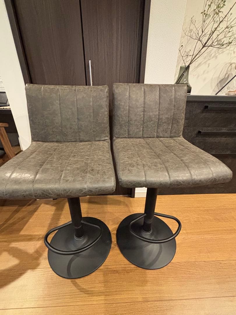 値下げしました カウンターチェア4脚セット直接引き取り限定 おまけ付き