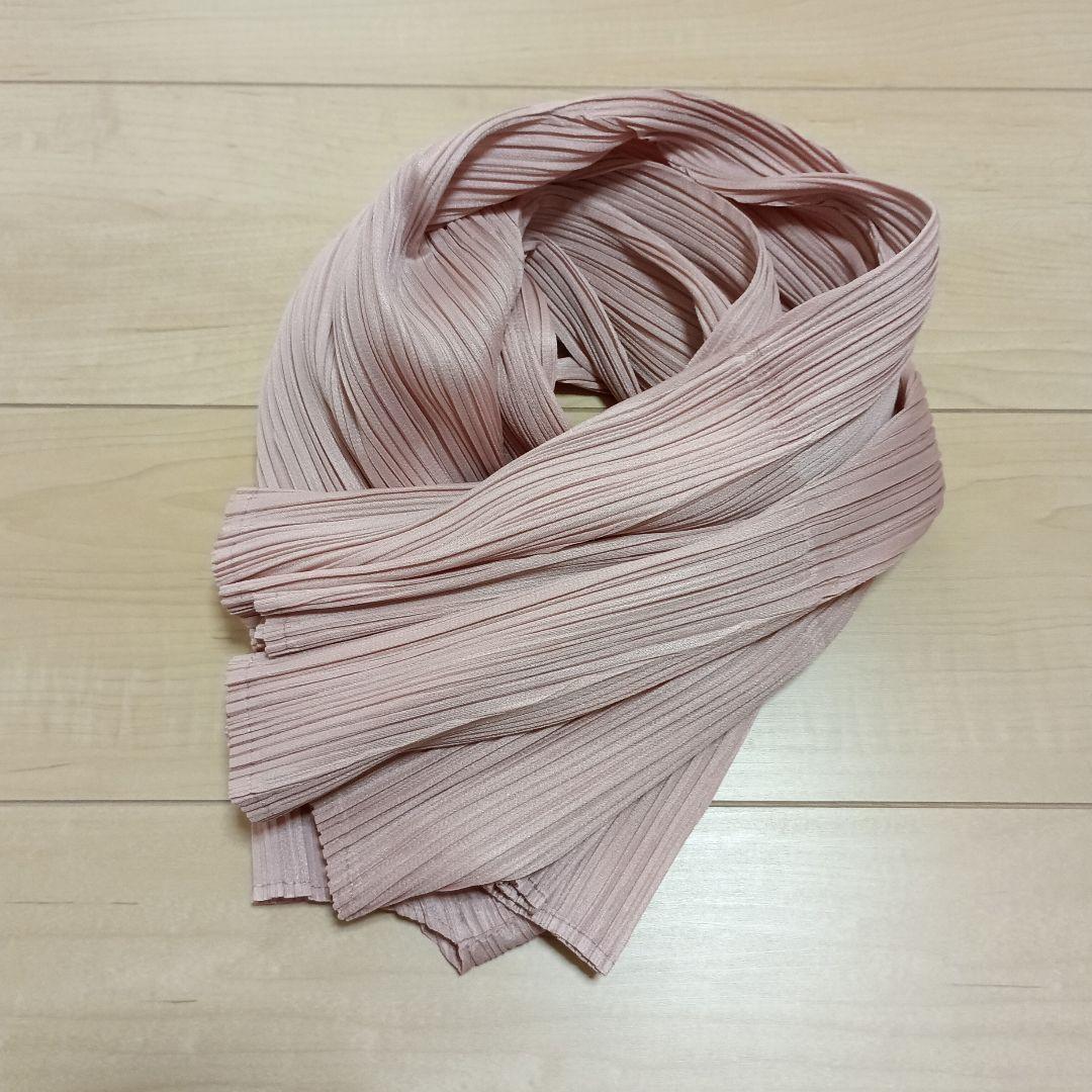 プリーツプリーズ　くすみピンク色　チュニック丈トップス　サイズ3