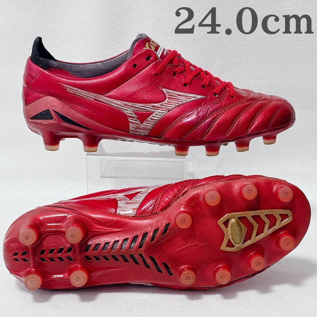 モレリアネオ 4 JAPAN 24cm ルビーレッド　赤　限定　MIZUNO