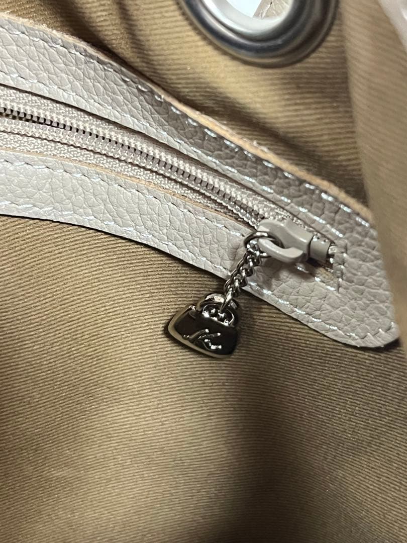 【信子】　Kitamura ベージュ トートバッグ　A4 肩掛け