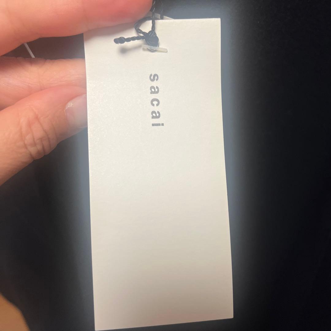 サカイ　ネイビー ドッキングチェスターコート サイズ3