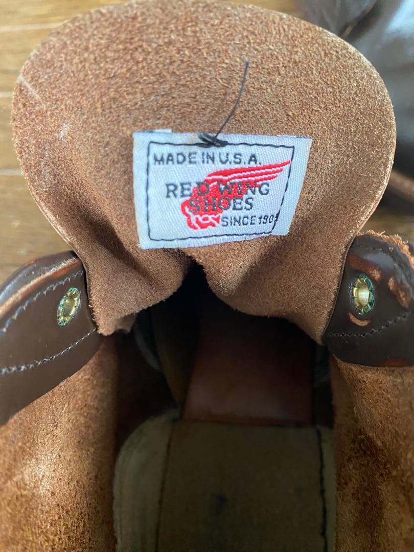 RED WING　8161 ガラスレザー ダークブラウン　US7D[25cm]