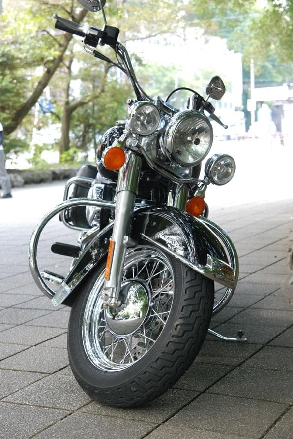 2004年製ヘリテイジFLSTC　純正フロントシート