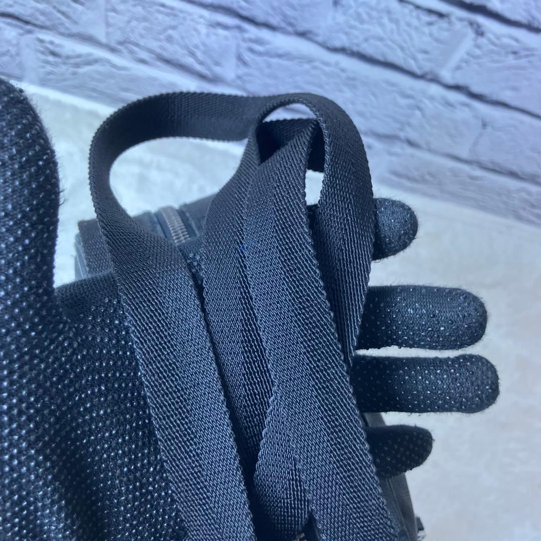 グッチ✨GGキャンバス レザー ショルダーバッグ 斜め掛け 黒