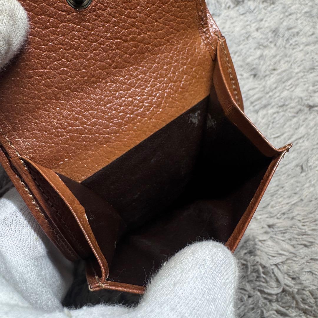 【未使用】BURBERRY バーバリー 二つ折り財布 レザー 内側ノバチェック