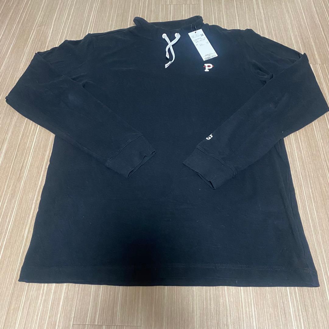 パーリーゲイツ　ネイビー長袖シャツ Lサイズ