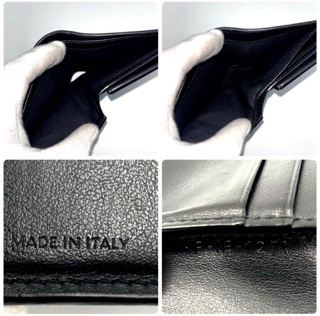 【国内正規品】 CELINE 二つ折り財布 黒