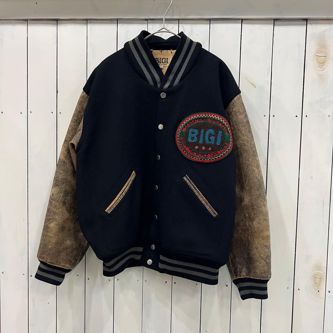 80s made in Japan BIGI スタジャン DC 刺繍ワッペン