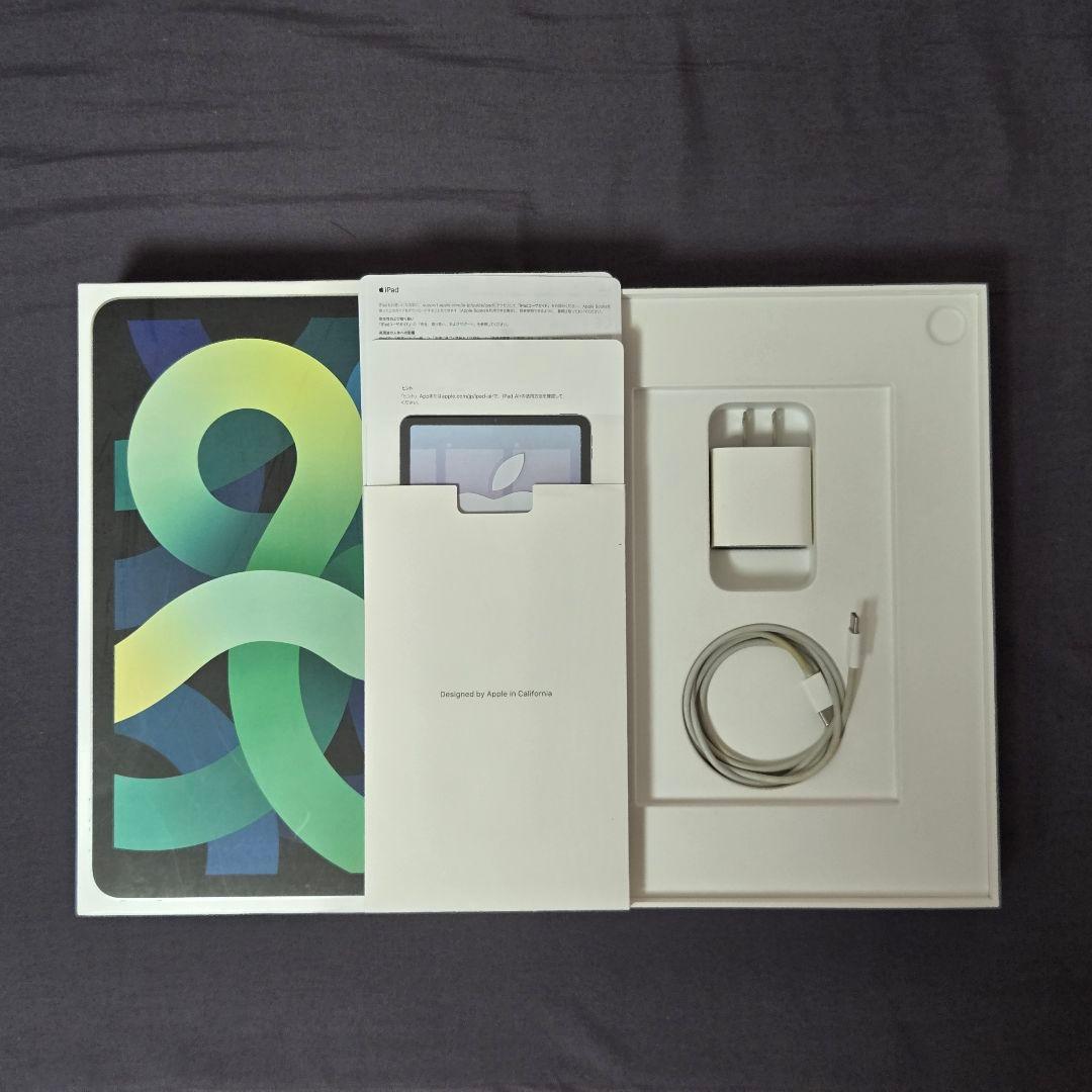 Apple iPad Air4 第4世代 wifi　中古　完品　バッテリー87%