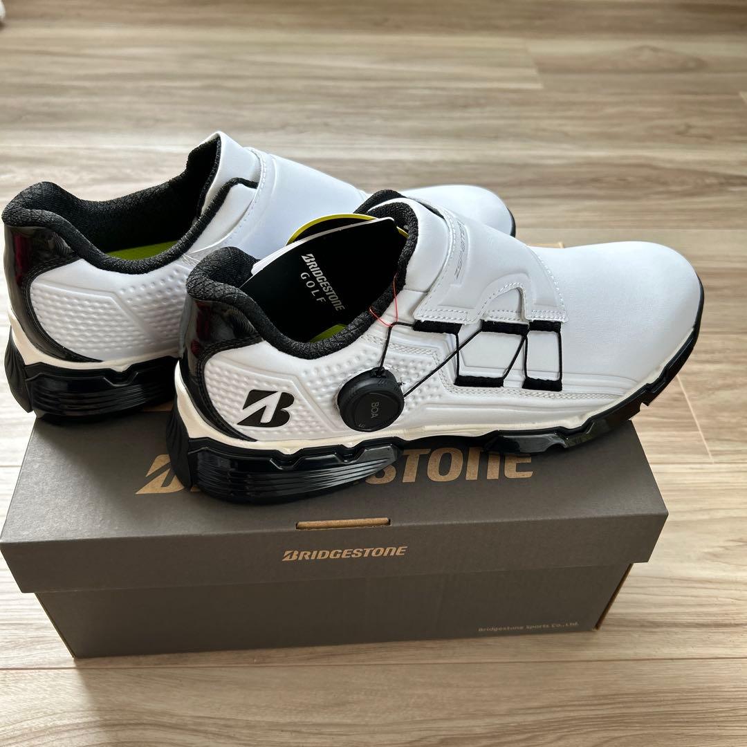 BRIDGESTONE ゴルフシューズ ホワイト　ニューモデル