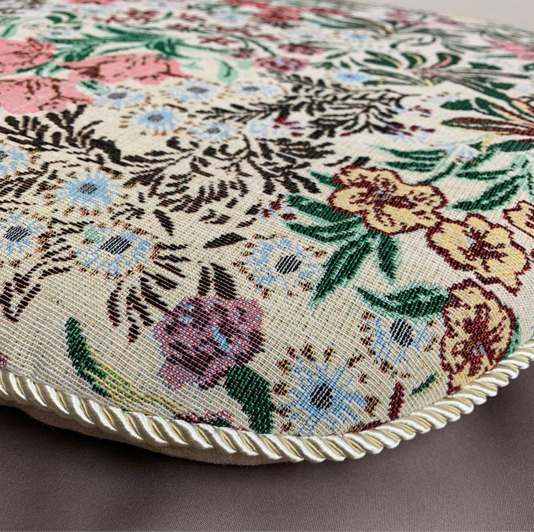 pino様 シェニールダイニングシートクッション4枚セット