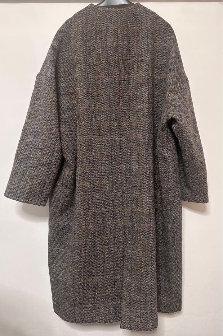 新品atelier naruse アトリエナルセ ハリスツイードコクーンコート