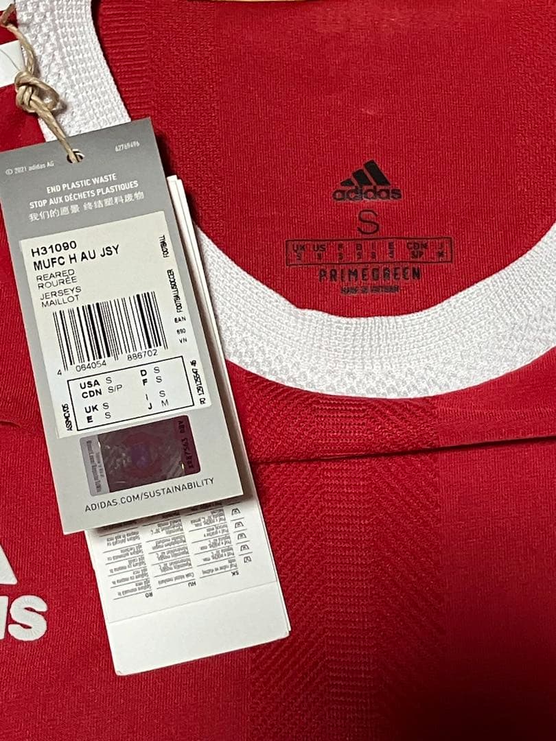 ロナウド　マンU オーセンティックユニ　CL仕様　Sサイズ