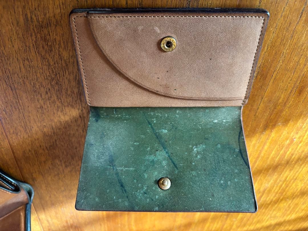 forme post wallet 名刺 カードケース 入れ コードバン セット