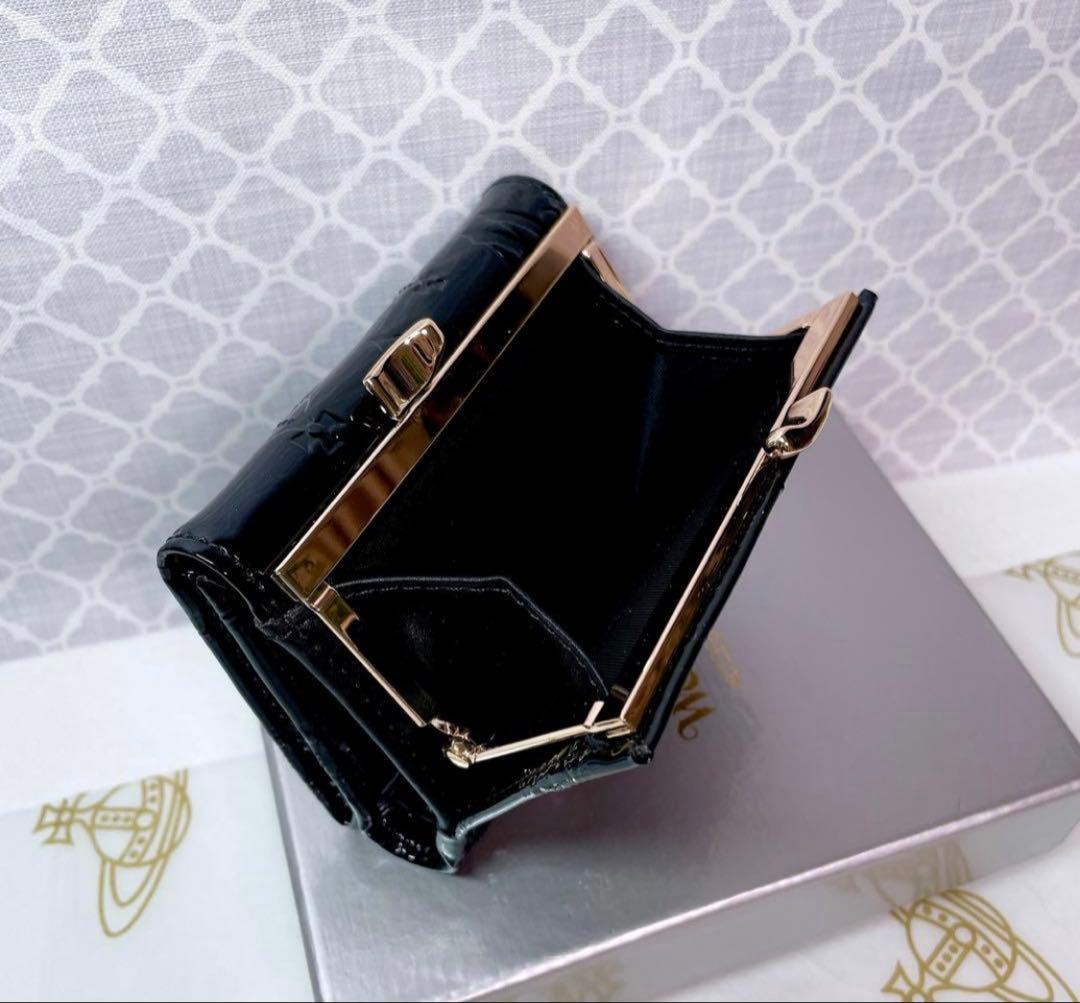 【大人気♡ショッパー付】新品 Vivienne Westwoodエナメル黒