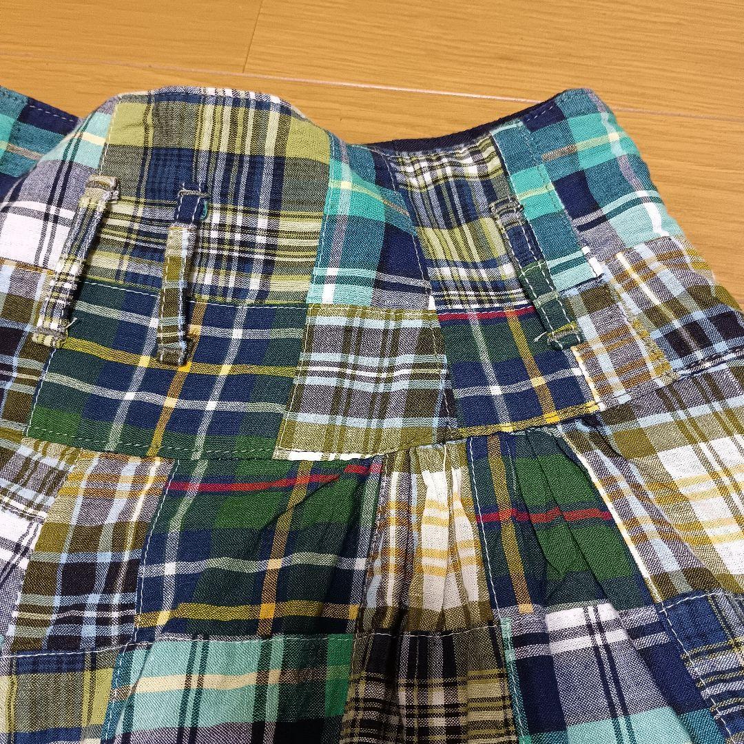 美品　キャピタル　パッチワーク　キュロットスカート　ワイドパンツ