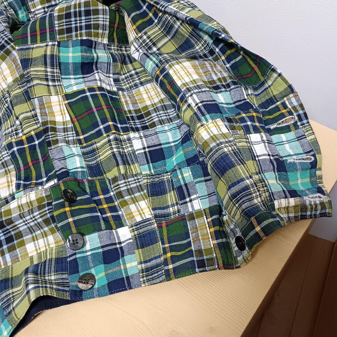 美品　キャピタル　パッチワーク　キュロットスカート　ワイドパンツ