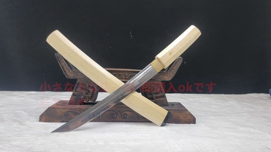 杜木八角小烏丸 古兵器 武具 刀装具　日本刀 模造刀 居合刀 肋差 短刀