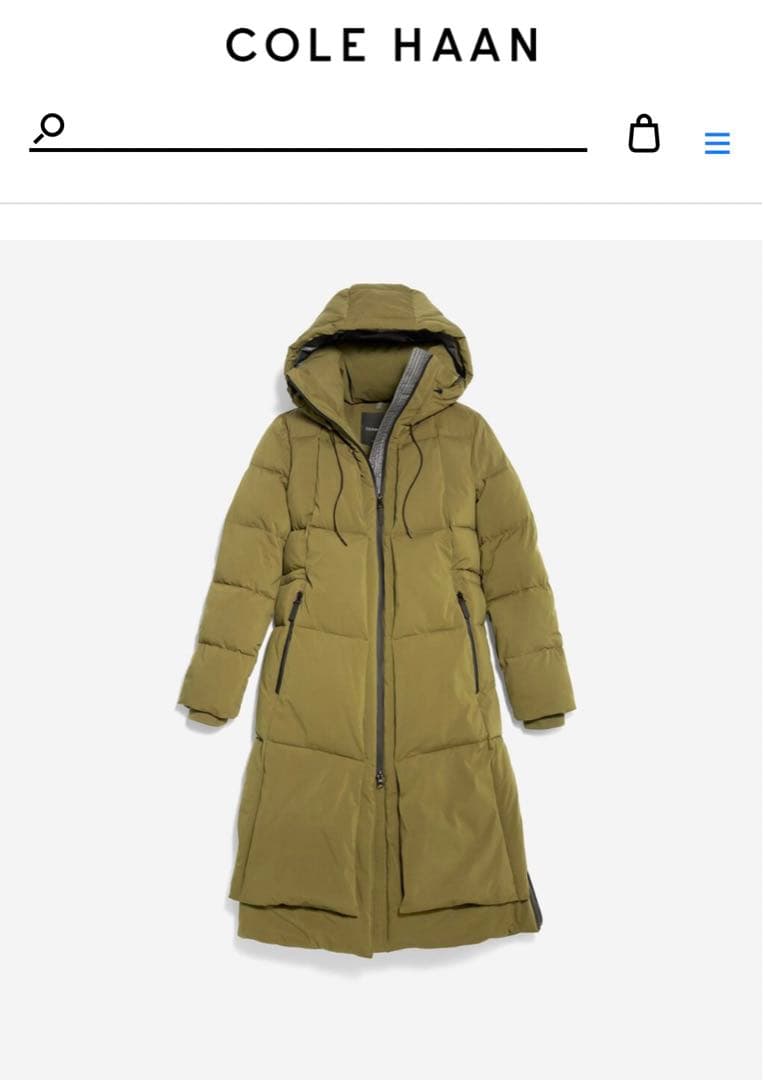 コールハーン COLE HAAN ダウンコートS/Pサイズ