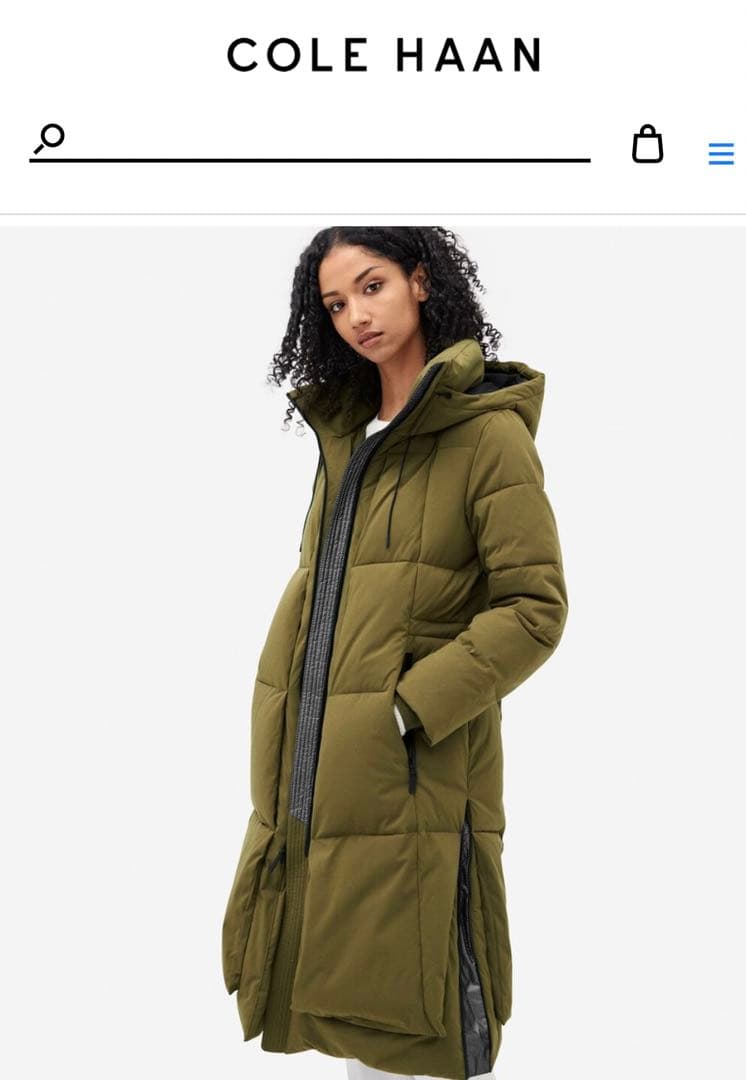 コールハーン COLE HAAN ダウンコートS/Pサイズ