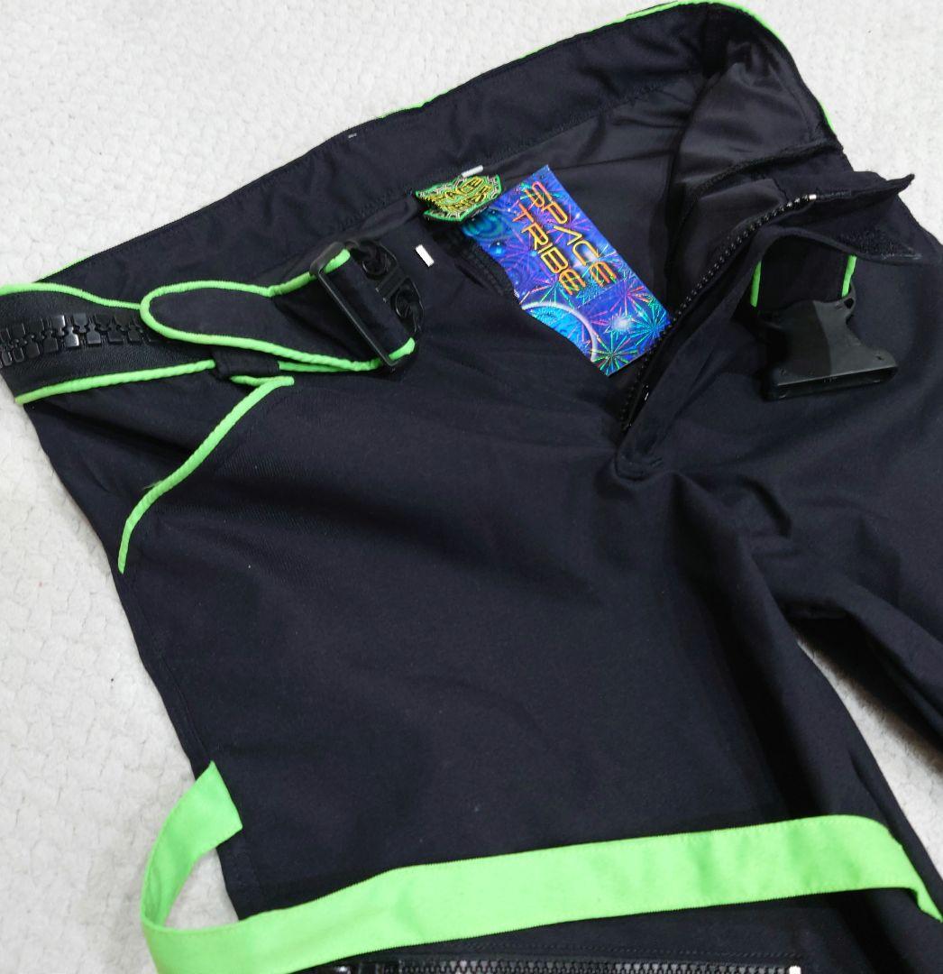 【新品Ｌ】スペーストライブSPACETRIBE　バリ島製　最強トゲトゲパンツ