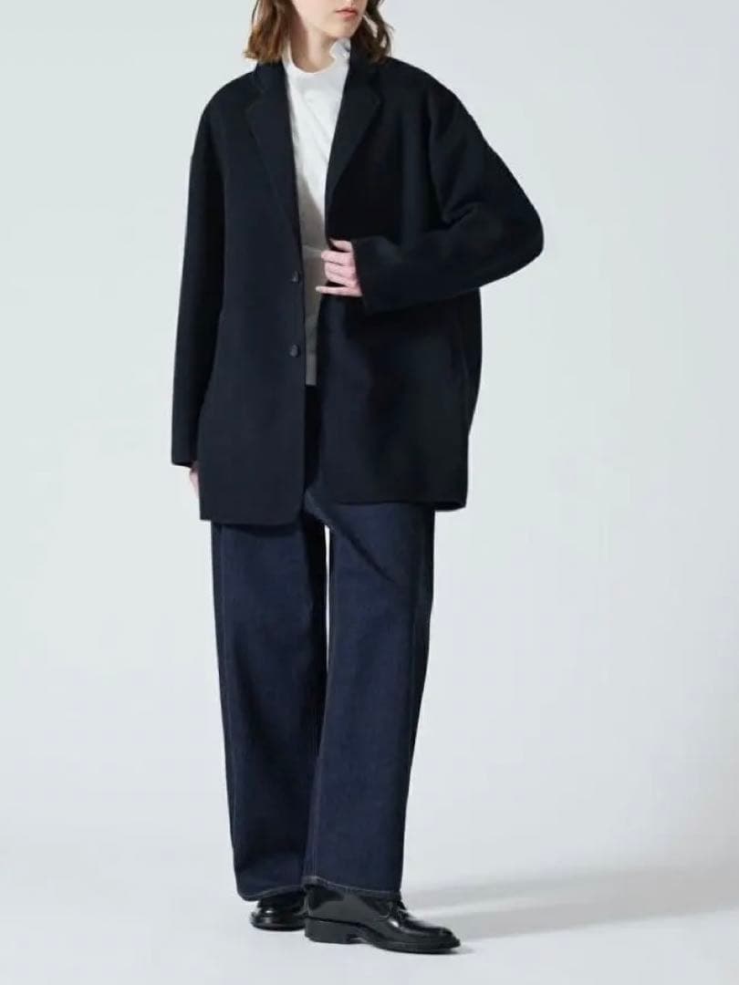 25AW 新品mizuiro ind ウールワイドテーラードジャケット