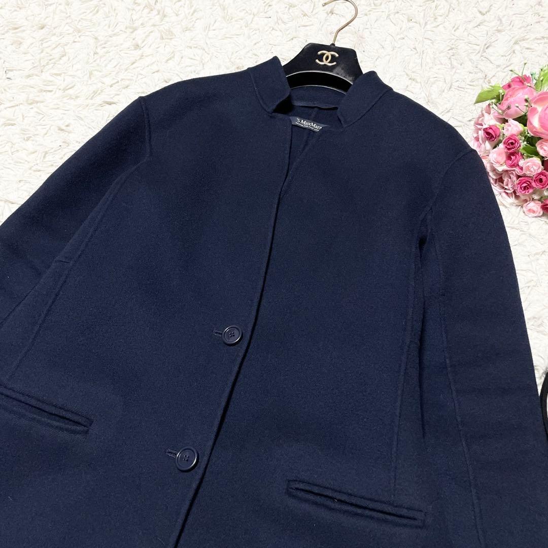 極美品● MaxMara マックスマーラ クチートアマーノ コート ウール 38