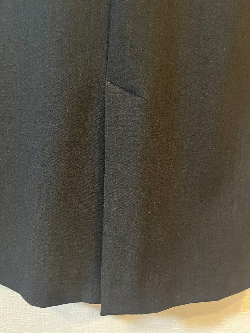 ソージュ　ウールライクジャンパースカート　チャコール M