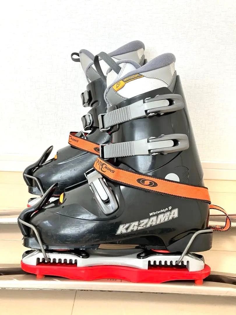 サロモンsalomon 90ブーツ27.0 ショートスキー　送料無料 大阪手渡可