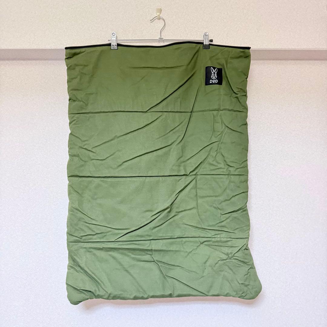 DoD ジャケシュラ2M アウトドア用品 寝袋 コットン素材 カーキ