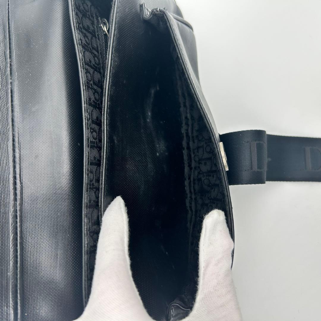 クリスチャンディオール ハードコア ショルダーバッグ ブラック　希少　レザー