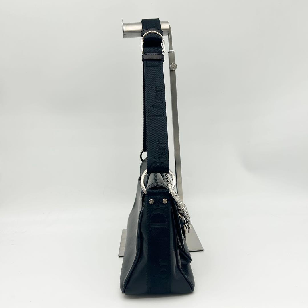 クリスチャンディオール ハードコア ショルダーバッグ ブラック　希少　レザー