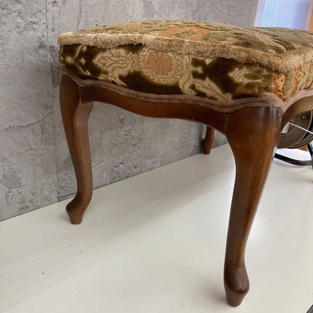 maruni マルニ クッションスツール 椅子 アンティーク 猫脚