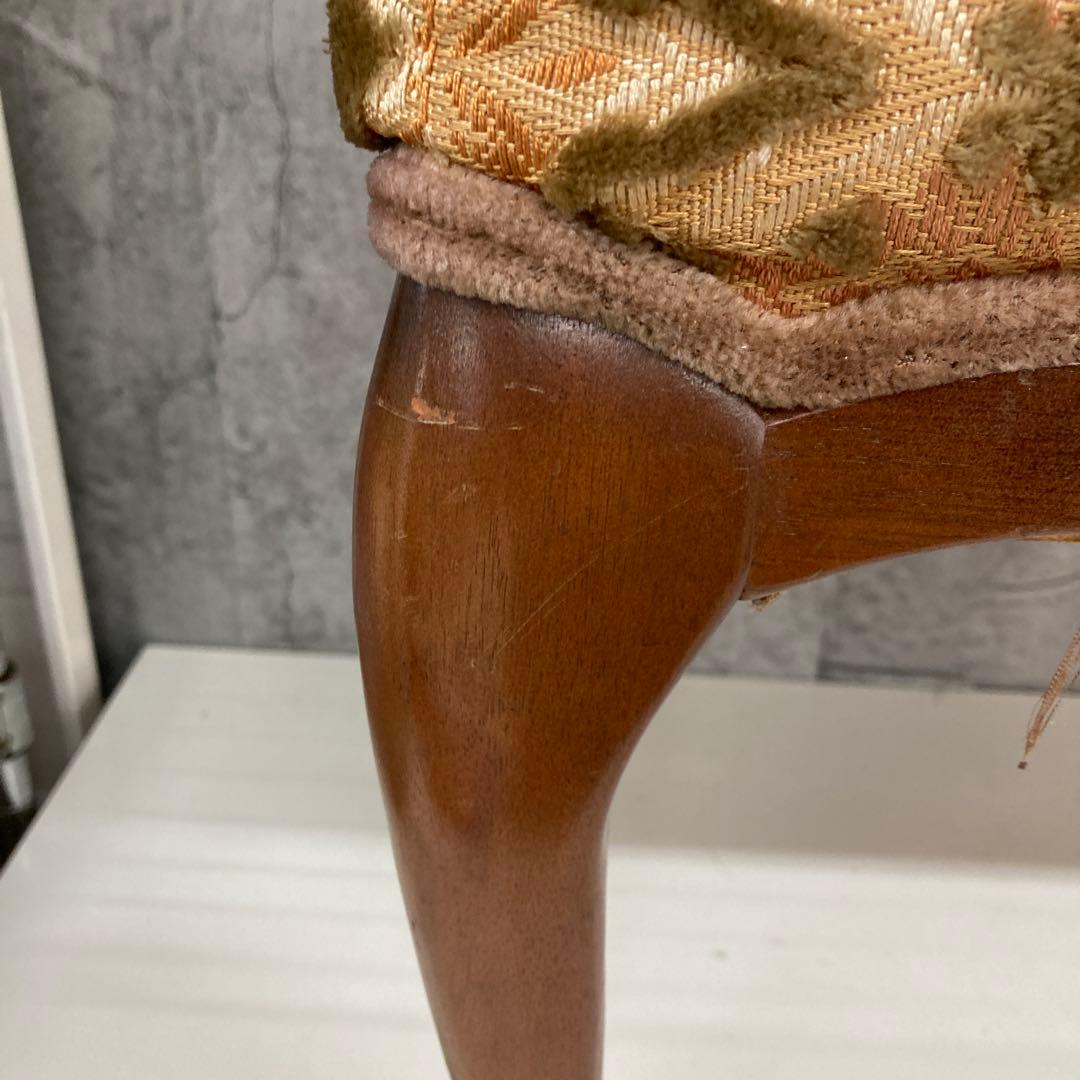 maruni マルニ クッションスツール 椅子 アンティーク 猫脚