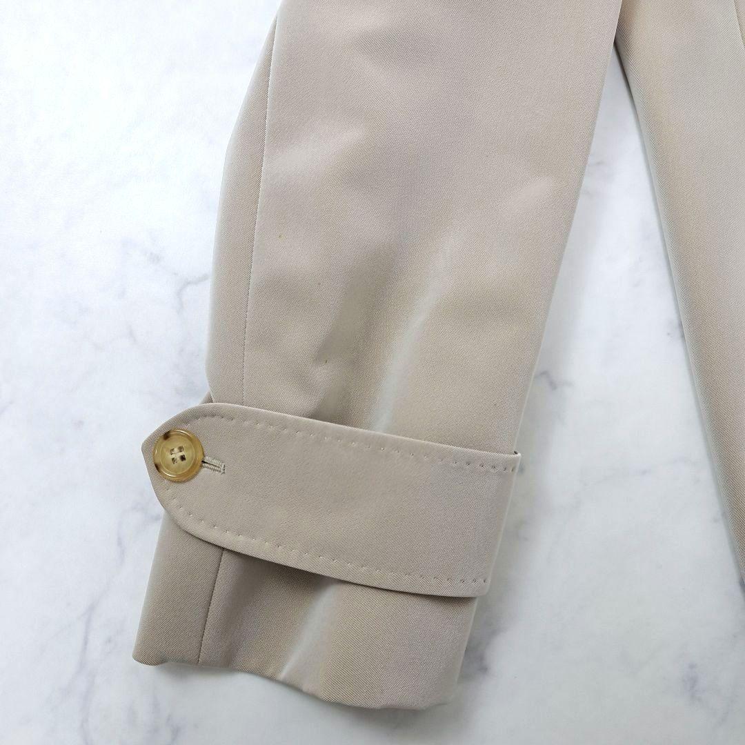 Max Mara マックスマーラ ショート丈 スプリングコート とろみ素材 ロゴ