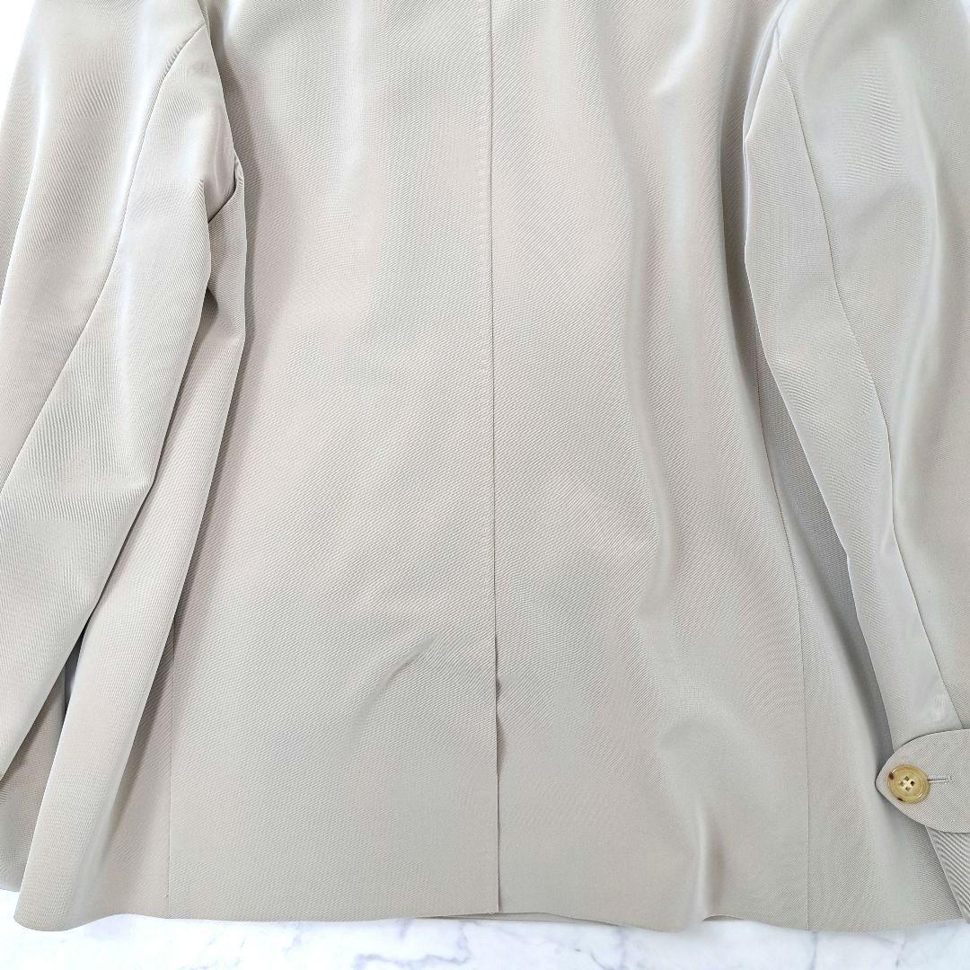 Max Mara マックスマーラ ショート丈 スプリングコート とろみ素材 ロゴ