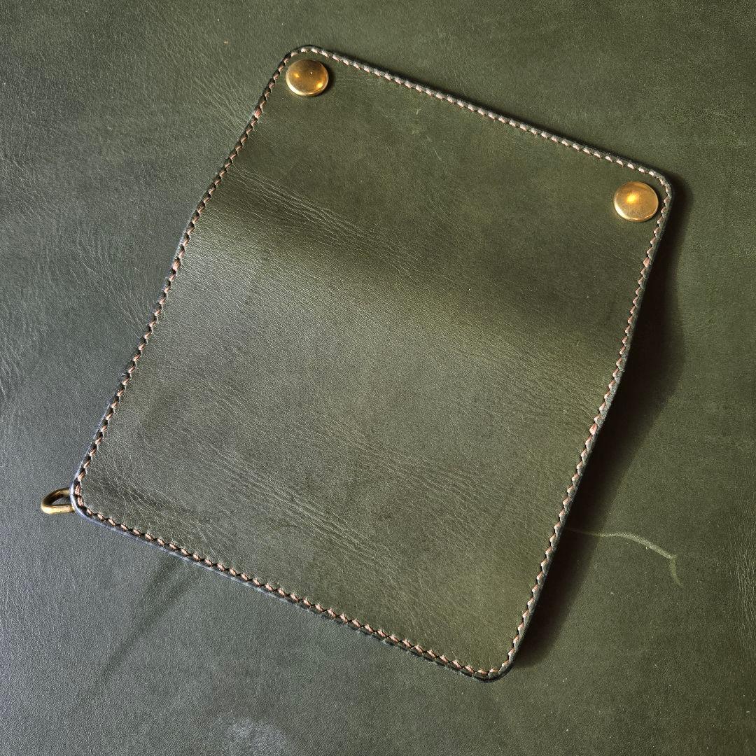 281ミドル　トラッカーウォレット　LINEA VASCA Liscio