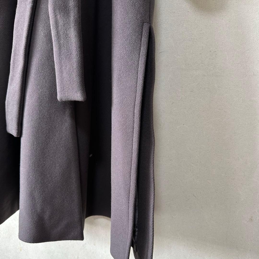 美品✨ヴェルメイユパーイエナ メルトン ウール ロングコート 36