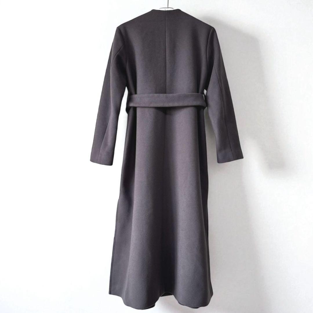 美品✨ヴェルメイユパーイエナ メルトン ウール ロングコート 36
