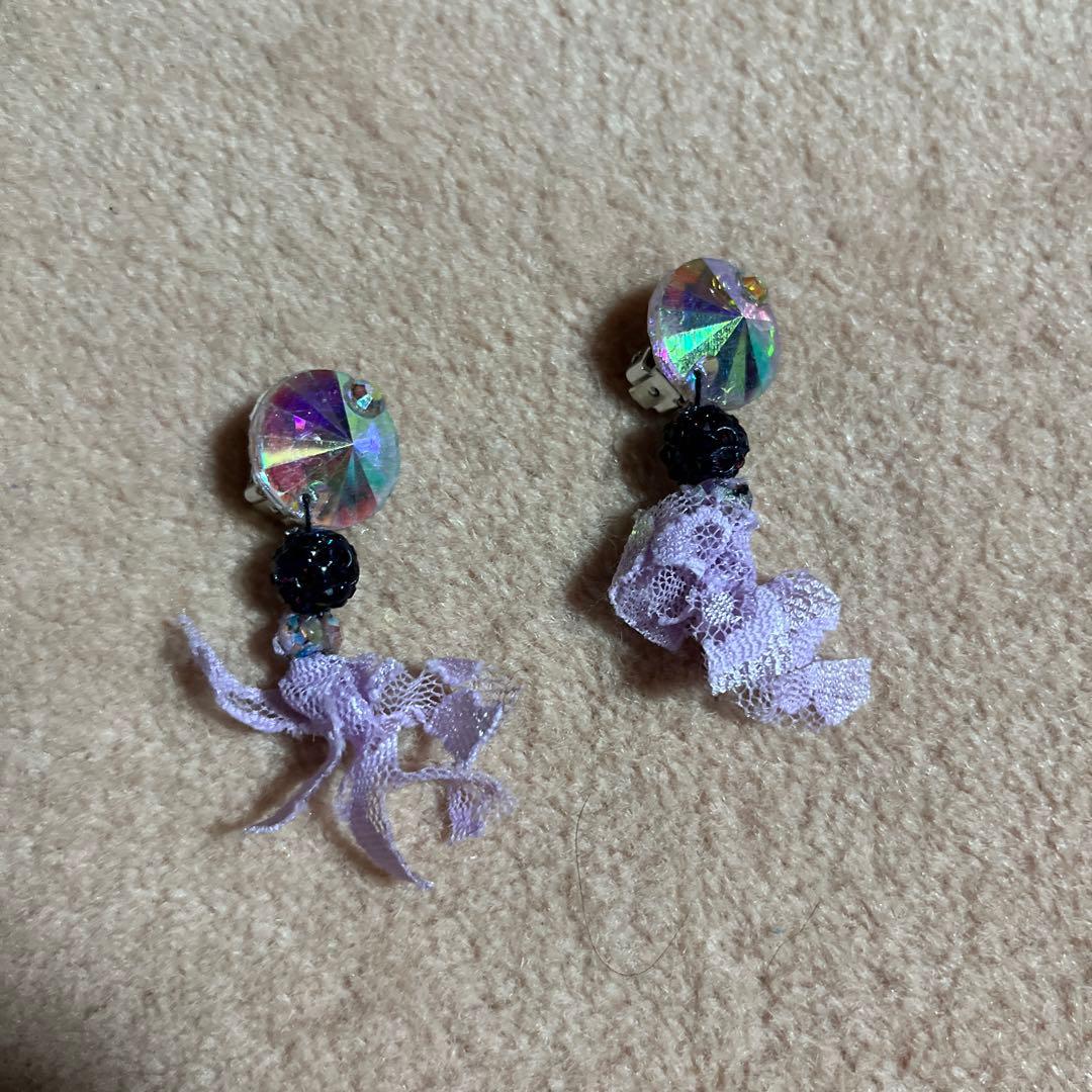 社交ダンスドレス　イヤリング付き