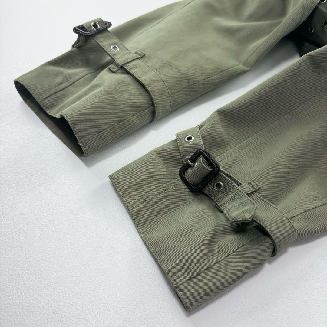 希少✨マッキントッシュ トレンチコート ハウスチェック ライナー タマムシ色