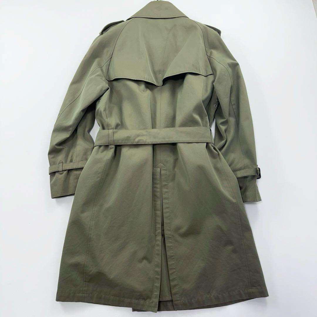 希少✨マッキントッシュ トレンチコート ハウスチェック ライナー タマムシ色