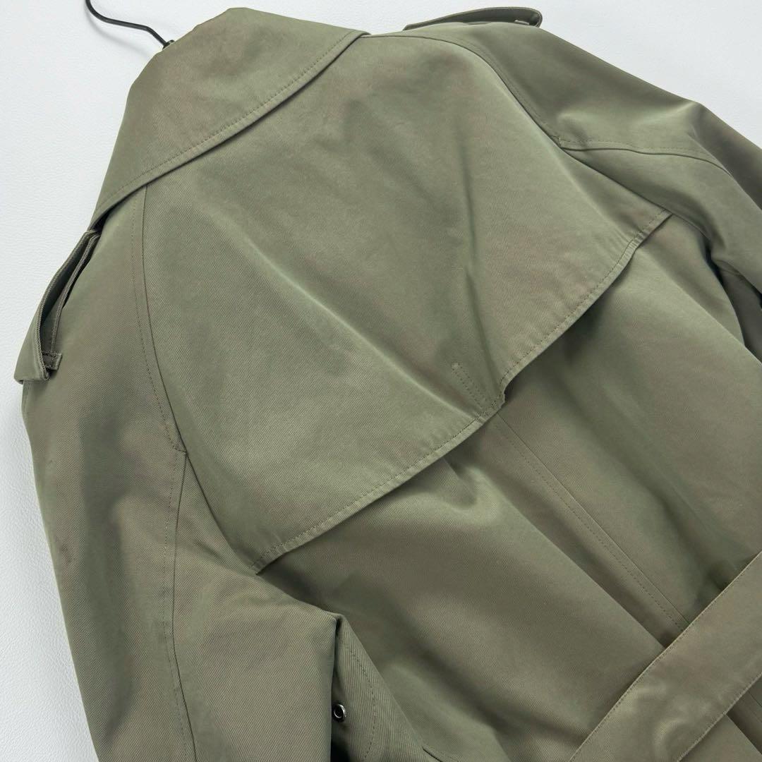 希少✨マッキントッシュ トレンチコート ハウスチェック ライナー タマムシ色